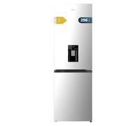 Cecotec Frigorifero Combinato 2 Porte con distributore d'acqua Bolero CoolMarket Combi 296 DF WD Inox E. 296L, 60cm di larghezza, Funzioni FastCooling, FastFreezing e DeFrost, LED interno, Inox