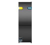 Cecotec Frigorifero Combinato 322L Bolero CoolMarket Combi 322i Dark D. Altezza 185,5cm, Larghezza 59,5cm, Tecnologia Multi Airflow, HumidityFlex HUB, LED Interno