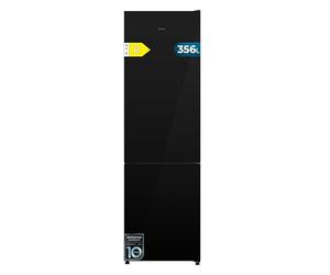 Cecotec Frigorifero Combinato 356L Bolero CoolMarket Combi 356i Black Glass D. Altezza 200cm, Larghezza 59,5 cm Tecnologia Multi Airflow, FreshnessFlex e HumidityFlex HUB