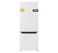 Cecotec Frigorifero Combinato Bolero CoolMarket Combi 205 DF White E. 205L, Defrost, Fast Cooling Display Interno, Porta Reversibile, LED, 54x55x144cm, grande capacità, risparmio energetico