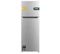 Cecotec Frigorifero Combinato Bolero CoolMarket Combi 356 Vetro Nero E. Compressore Inverter Plus Frigorifero Combinato Cristallo Nero 200X59.5Cm, 356L, No Frost, Classe E, Multiairflow, Fast Cooling
