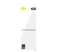 Cecotec Frigorifero Combinato Bolero CoolMarket Combinato 250 White GlassD. 180cmx55cm, 250L, Inverter Plus, Total No Frost, Classe D, Multi Air Flow, Fast Cooling, Humidity Box, allarmi porta aperta