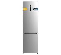 Cecotec Frigorifero Combinato Bolero CoolMarket Combinato 356 Inox E. 200cm, 59.5cm, 356L, Total No Frost, Classe E, Fast Cooling, Fast Freezing, Multi Air Flow, Vacanze, EFFICIENZA