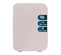 Cecotec Frigorifero Piccolo Bolero MiniCooling 10L Bahamas Rosa. Capacità 10L. Funzionamento 12-220V. Compatibile con Auto e Roulotte. Funzione Freddo e Caldo. Temperatura Regolabile da 7°C a 65°C