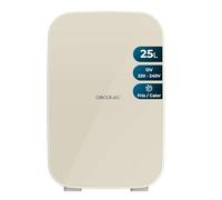 Cecotec Frigorifero Piccolo Bolero MiniColing 25L Bahamas Beige. Capacità 25L, Funzionamento 12-220V, Compatibile con Auto e Roulotte, Funzione Freddo e Caldo, Temperatura Regolabile da 7-65 gradi C