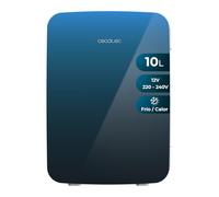 Cecotec Mini Frigorifero da 10 L Bolero MiniCooling 10 L Bahamas Pat 1. Funzionamento 12 V-220 V, compatibile auto e roulotte, funzione raffreddamento e riscaldamento, temperatura 7-65 °,