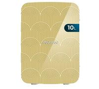 Cecotec Mini frigo da 10 L Bolero MiniCooling 10 L Bahamas Pat 2. Funzionamento 12 V-220 V, compatibile con auto e roulotte, funzione raffreddamento e riscaldamento, intervallo di temperatura 7-65 °,