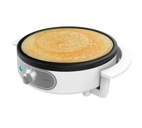 Cecotec Fun Creepy Crepe Maker 305 cm - Potenza 1200 W - Antiaderente - Rullo e spatola inclusi - Senza BPA - Indicatore luminoso di stato - Bianco