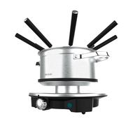 Cecotec Fonduta Elettrica per 8 Persone Fun Gourmetfondue Advance. 1500W, Capacità 1,7L, Formaggio, Cioccolato e Olio, Design in Acciaio Inox, Potenza Regolabile, Componenti Lavabili in Lavastoviglie