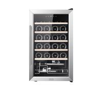 Bolero GrandSommelier 2450 Cantinetta nera e Inox 24 bottiglie sistema di raffreddamento a compressore temperatura regolabile