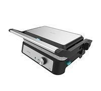 Cecotec Griglia elettrica Rock'n Grill 1500 Take&Clean Stone. 1500 W, rivestimento RockStone, piastre rimovibili e lavabili in lavastoviglie, apertura 180°, piastra superiore galleggiante