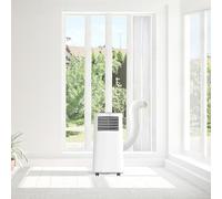 Cecotec Guarnizione per Finestra o Porta Scorrevole Universale per Condizionatori Mobili 210X90 Cm 100% Poliestere, Isolata Dall'Esterno, Cerniera e Nastro Adesivo.