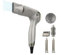 Cecotec Asciugacapelli Ionico DryGlam Waves 6in1 Sensor. 1400W, 110000rpm, Sensore Distanza, Tripla Protezione Calore, Memoria, 3 Velocità 5 Temperature, 6 Accessori, Styling Versatile
