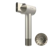 Cecotec Asciugacapelli Ionico DryGlam 2in1 Sensor Champagne. 1400W, Brushless 110000rpm, Sensore Temperatura, 2 Velocità 3 Temperature, Concentratore e Diffusore, Asciugatura Rapida