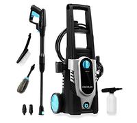 Cecotec Idropulitrice HidroBoost 1600 Car&Bike. 1600 W, speciale per auto e moto. Compatto, potente e portatile. Bottiglia per sapone e spazzole speciali. Flusso massimo 426 l/h, 135 bar.