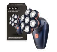 Cecotec Rasoio per Testa Uomo PrecisionCare Skull Victory. 7 Lame Rotative Flottanti, Display Digitale, 2 Velocità, Autonomia 70 min, IPX7, Cavo USB, Testa Liscia