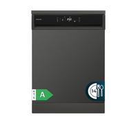 Cecotec Lavastoviglie 60 cm Bolero Aguazero 6800 Dark A, 14 posate, Basso consumo, Motore inverter plus duo, 8 programmi, Lavaggio automatico, Pulizia a vapore, Pulizia interna e mezzo carico