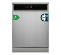 Cecotec Lavastoviglie 60cm Bolero Aguazero 6800 Inox A. 14 Coperti, Basso Consumo, Motore Inverter Plus Duo, 8 Programmi, Lavaggio Automatico, Pulizia a Vapore, Pulizia Interna e Mezza Carica