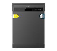 Cecotec Lavastoviglie Bolero Aguazero 6200 Dark D. 1850 W, 14 coperti, 6 programmi Dual Zone Wash, Dry +, Turbo Dry +, Mezzo Carico, Avvio Programmato, AquaStop, Pannello Touch