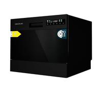 Cecotec Lavastoviglie Compatto Libero Installazione 6 posate Bolero Aguazero 2300 Dark. 6 Posate, 8 programmi, Classe D, Touch Panel a Colore, Delay Start, Funzione Pre-Wash, Dry+, Germ Shield