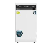 Cecotec Lavastoviglie Libera Installazione 45 cm Bolero Aguazero 4560 Connected. 11 Coperti, 6 Programmi Inverter Plus Duo, Pannello Touch,WiFi, O2Dry, Super Dry, Save+, AutoClean, Bianca