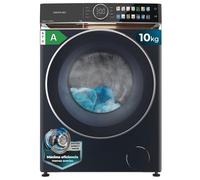 Cecotec Lavatrice 10Kg Carica Frontale Bolero DressCode 10980 Direct Drive Blue A. 1400RPM, Motore Direct Drive, Basso Consumo, Display FullColor, Finiture in Similpelle, Porta XXL, Luce UV e Vapore