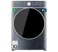 Cecotec Lavatrice 8 Kg Carico frontale Bolero DressCode 8800 Inverter Ice Blue A. 2000 W, 1400 giri/min, 16 programmi, basso consumo, motore inverter Plus, SteamMax, ricarica automatica e display