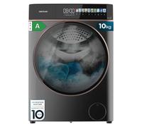 Cecotec Lavatrice 8Kg Carica Frontale Bolero DressCode 8900 Inverter FullColor Steel A. Acciaio 1400 Giri, Schermo 10,3", 11 Programmi, Inverter, SteamMax, Classe A