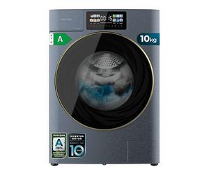 Cecotec Lavatrice 8Kg Carica Frontale Bolero DressCode 8900 Inverter FullColor Steel A. Acciaio 1400 Giri, Schermo 10,3", 11 Programmi, Inverter, SteamMax