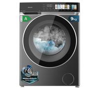 Cecotec Lavatrice 9 Kg Carica Frontale Bolero DressCode 9970 Direct Drive Steel