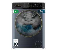 Cecotec Lavatrice a Carica 8 kg Frontale Bolero Dresscode 8610 Inverter Ice Blue A. 2000W, 1400 RPM, Classe A, Steam Max, Motore Inverter Plus, 15 Programmi, Onsmart, Fuzzy Logic, Smooth Wash, Stop&Go