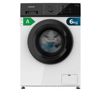 Cecotec Lavatrice a Carica Frontale 6Kg Bolero DressCode 620 Inverter. 1000RPM, 16 Programmi, SteamMax, Motore Inverter Plus, Spa Care, Drum Clean, Avvio Ritardato, KidLock, Ciclo Rapido 15 min