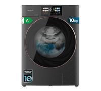 Cecotec Lavatrice Carica frontale 10 Kg Autodose Bolero DressCode 10950 Autodose Inverter 3D Steel A. 1400rpm, Classe A, Schermo Core Matrix, 13programmi, Inverter Plus, SteamMax, OnSmart, Smooth Wash