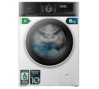 Cecotec Lavatrice 8 Kg Carico Frontale Bolero Dresscode 8500 Inverter A. 1900 W, 1400 rpm, Motore Inverter Plus, Basso Consumo, 16 Programmi, SteamMax, Delay Start, Bianco