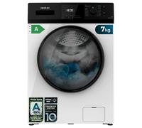 Cecotec Lavatrice Carica Frontale 7 Kg Bolero Dresscode 7410 Inverter A. 1850W, 1200 giri/min Regolabile, 16 Programmi, Motore Inverter Plus, Bassi Consumi, Vapore, Sterilizzazione Indumenti