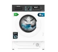 Cecotec Lavatrice Frontale da 8 Kg Bolero Dresscode 840 BI Inverter A, 1950 W, 1400 giri/min Programmabili, 16 Programmi, Basso Consumo, Delay Start, Display LED, Vapore SteamMax
