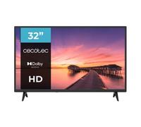 Cecotec Televisore 32" - TV LED 0 Series 0032S. Schermo 32 Pollici, HD, Risoluzione Immagini e Video Ottimale, Sistema Dolby, Memoria Flash, Connettività HDMI/USB, Telecomando