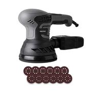 Cecotec Levigatrice Rotorbitale PerfectSurface 350 Rotate. 350W, 13000rpm, 12 Ricambi, Serbatoio di Polvere, Connessione per Aspirapolvere, Doppio Movimento Eccentrico, 26000mov/min, Cavo di 3m