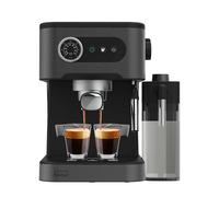 Cecotec Macchina Caffè Espresso Manuale Power Espresso 20 Pro Latte. 1350W, Espresso, Schermo con Pulsanti, Bomba 20 Bar, Vaporizzatore Orientabile, Serbatoio Acqua 1,5L, Serbatoio Latte 550ml