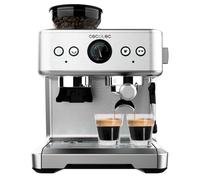 Cecotec Macchina da Caffè Espresso Barista Power Espresso 20 Barista. 2250 W, 20 Bar, Manometro e 2 Termoblocchi, Serbatoio per Chicchi di Caffè, Macinino con 20 Livelli, Vaporizzatore