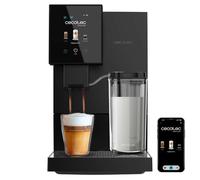 Cecotec Macchina da Caffè Espresso Manuale e Cappuccino Cremmaet Compactccino Connected. 30 Varietà, Serbatoio latte 400 ml, Serbatoio dell'acqua da 1,1L,Schermo TFT, Wi-Fi, Pompa 19 Bar, Thermoblock