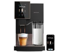 Cecotec Macchina da Caffè Espresso Manuale e Cappuccino Cremmaet Compactccino Connected Black Rose. 30 Varietà, Serbatoio latte 400ml, Serbatoio dell'acqua da 1,1L, Schermo TFT, 19 Bar, Thermoblock
