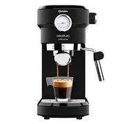 Cecotec Macchina da caffè Express con Manometro Cafelizzia 790 Nero Pro.20 bar, serbatoio d'acqua estraibile,capacità 1,2 L,braccio portafiltro con doppia uscita e due filtri,1350 W