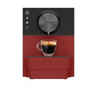 Cecotec Macchina da caffè superautomatica compatta Cremmaet Cube Red. 1350 W, prestazioni professionali, sistema di pressatura, pre-infusione, 19 bar, sistema Thermoblock, 5 livelli di macinazione