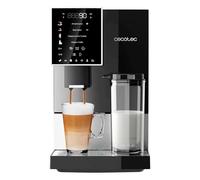 Cecotec Macchina da Caffè Superautomatica Cremmaet Compactccino Black Silver. 1450W, Superautomatica, 19 Bar, Thermoblock, Serbatoio Caffè 150g, Serbatoio Acqua 1,1L, Pulizia Automatica