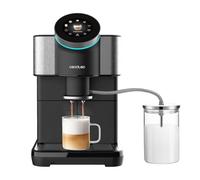 Cecotec Macchina da Caffè Superautomatica Touch Cremmaet Spin. 1450W, 15Bar, Schermo TFT, Sistema Thermoblock, Pulizia Automatica, Serbatoio da 290g di Chicchi di Caffè, 1,5L di Acqua e 600ml di Latte