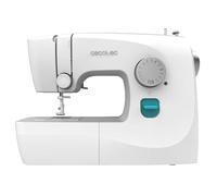 Cecotec Macchina da Cucire 15 Punti BelleCouture 1500. Asola Manuale in 4 Tempi, Regolatore di Asola, Tensione del Filo Regolabile e Kit di Accessori, Compatta e Portatile