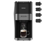 Cecotec Macchina per Caffè Espresso - Macchina Caffè a Capsule Freestyle Compact Dark. Potenza 1200W, Pompa 20Bar, Compatibile con Dolce Gusto, Nespresso e Altro, Serbatoio da 700 ml, Design Elegante
