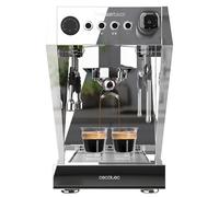 Cecotec Macchina per caffè espresso professionale Barista Baristeo Brava. Sistema di pre-infusione per un’estrazione ottimale, pompa vibrante da 15 bar, supporto per filtro 58 mm, 2,5 l, doppia