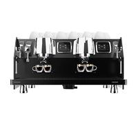 Cecotec Macchina per caffè espresso professionale Barista Baristeo Regina. Macchina Da Caffè Professionale Due Gruppi, Pre-Infusione Regolabile, Pompa Rotante 9 Bar, Caldaia Tripla, Bilancia